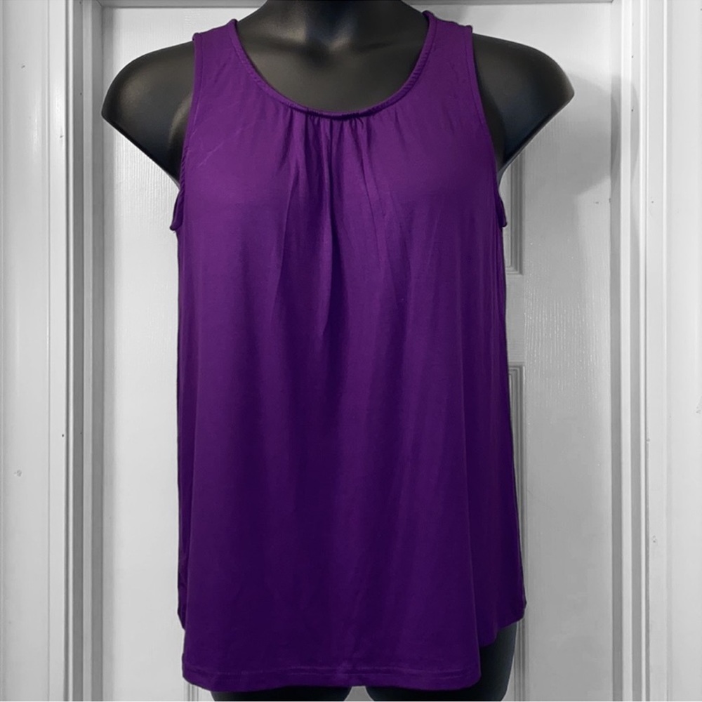 New! iGENJUN Summer Sleeveless Pleated Casual Tank Top
